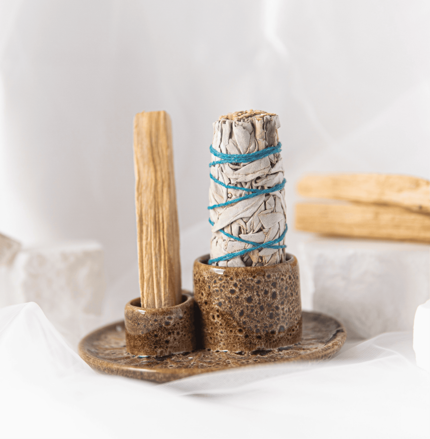White Sage & Palo Santo Bundle – Energy Cleansing Ritual Set.