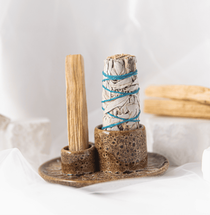 White Sage & Palo Santo Bundle – Energy Cleansing Ritual Set.