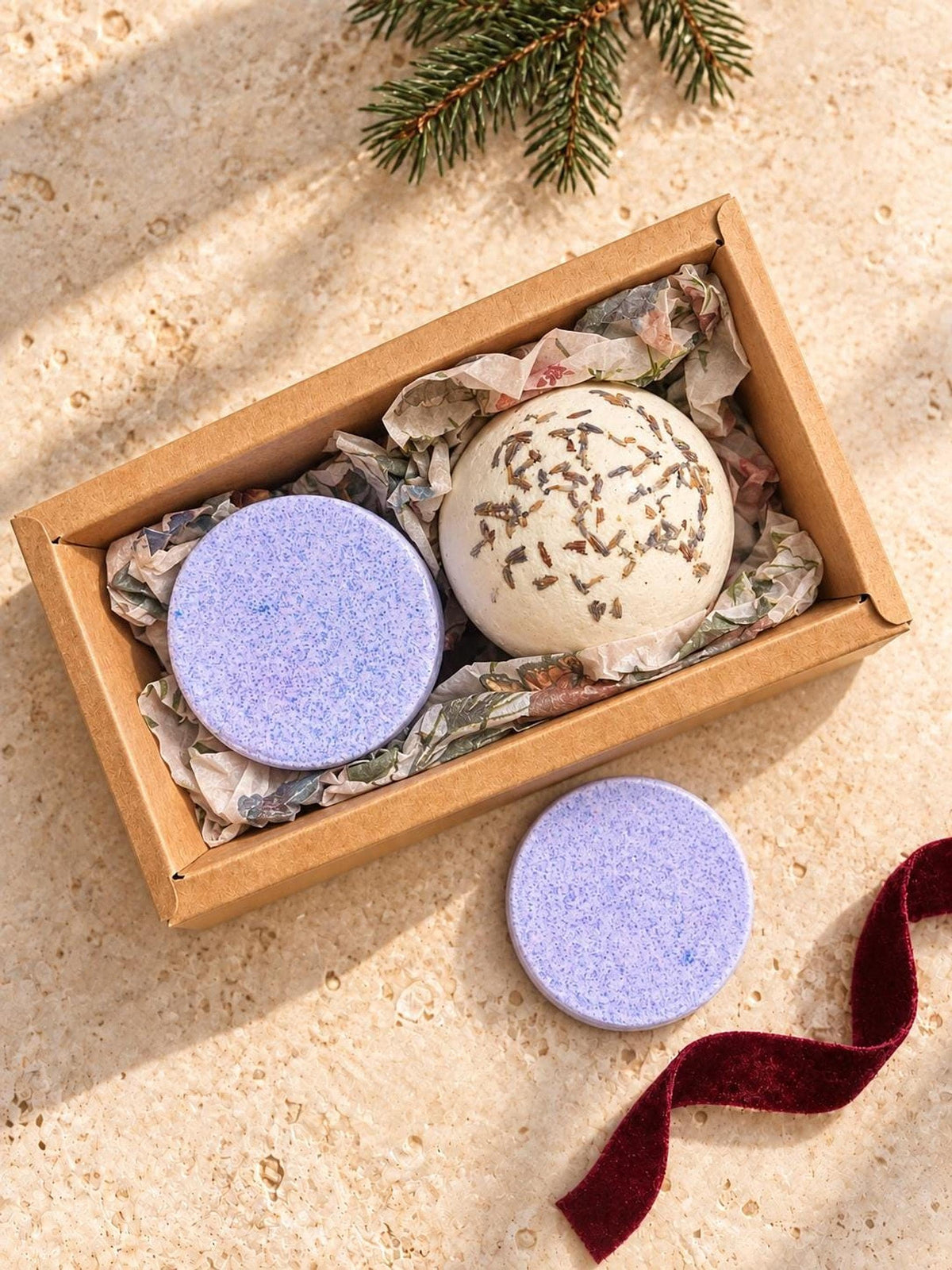 Spa Goodies | Bar Soap, Bath Bomb, Shower Steamer | Stocking Stuffer