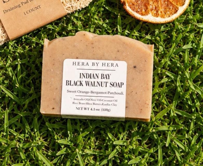 Self Care Gift Box with Candle, Body Scrub, Handmade Soap & Exfoliating Pouch | Cozy Spa Gift for Her