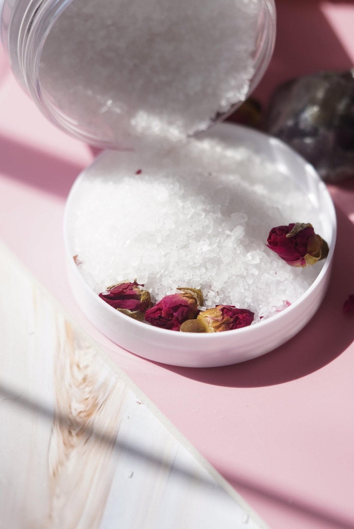 Rose Thinking of  You Spa Gift Set of 2 | Bath Salts and Bath Bomb