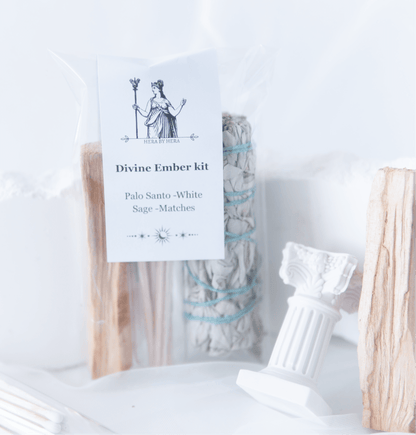 Sacred Smoke Trio– Sage, Palo Santo and Matches Kit.