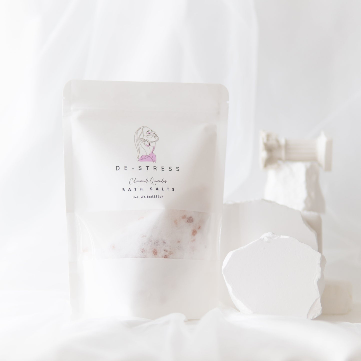Dreamscape Bath Soak – Chamomile & Lavender Ritual (8 oz).