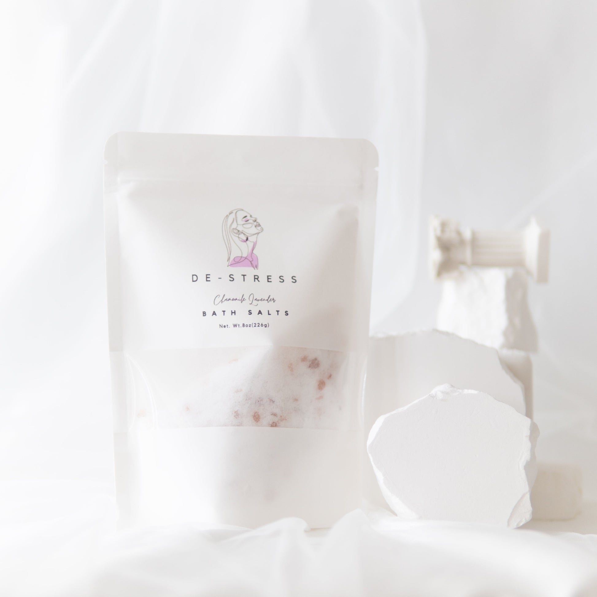 Dreamscape Bath Soak – Chamomile & Lavender Ritual (8 oz).