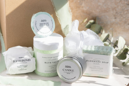 Eucalyptus Bath Soak Spa Self Care Box Set