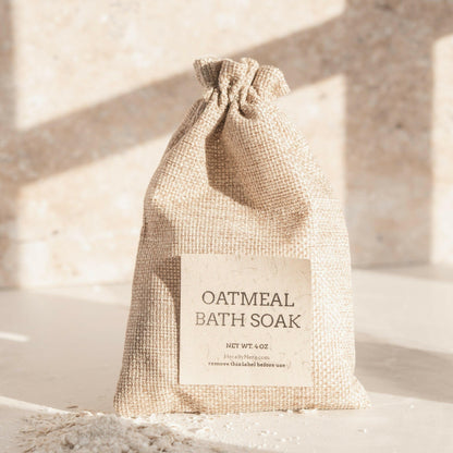 The Luxe Oatmeal Milk and Honey Bath Spa Box with bath bomb, soap, candles, and accessories for elevated self-care. Gift For Her